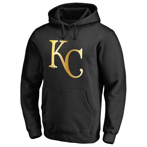 Kansas City Royals Gold Collection Pullover Hoodie Black